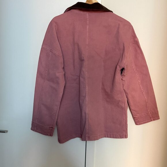 Faherty Sunwashed Canvas Barn Jacket - Nostalgia Rose - NWT XS/S - Picture 3 of 3